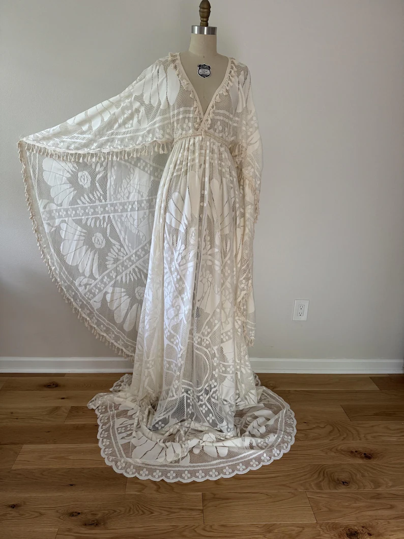 crochet wedding dress