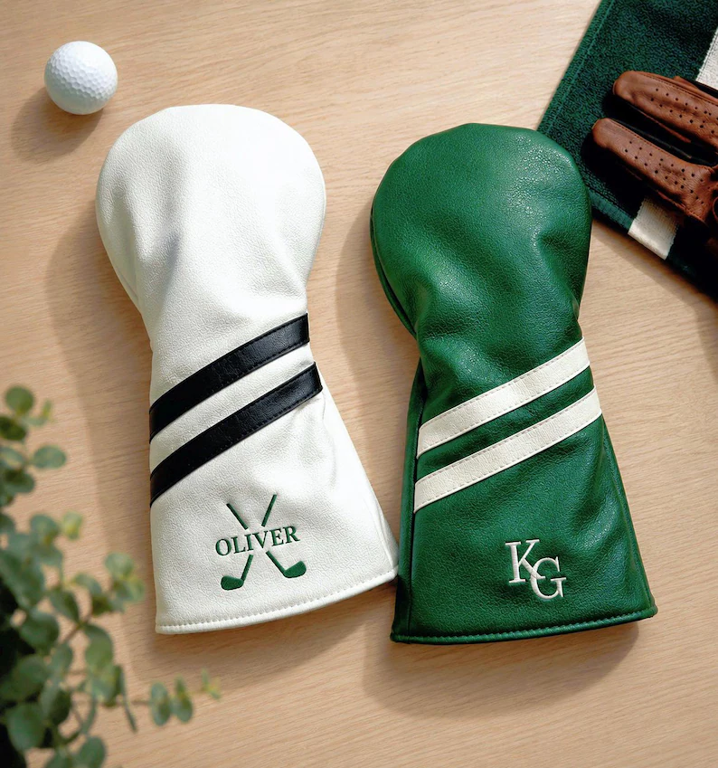 custom golf club head cover for groomsmen gift