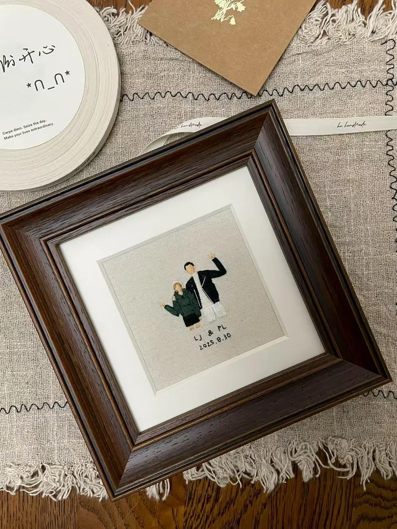 custom embroidered wedding gift under $100