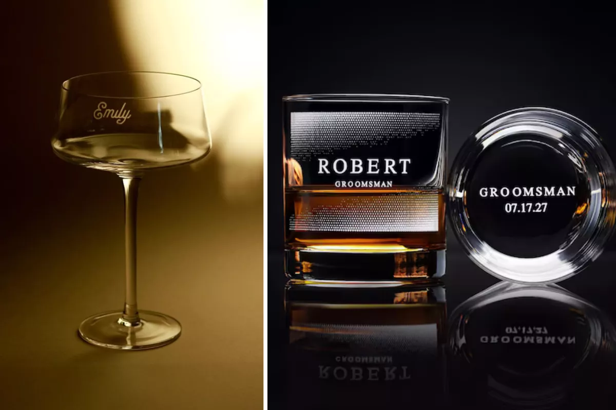 custom wedding cups for bridesmaids and groomsmen