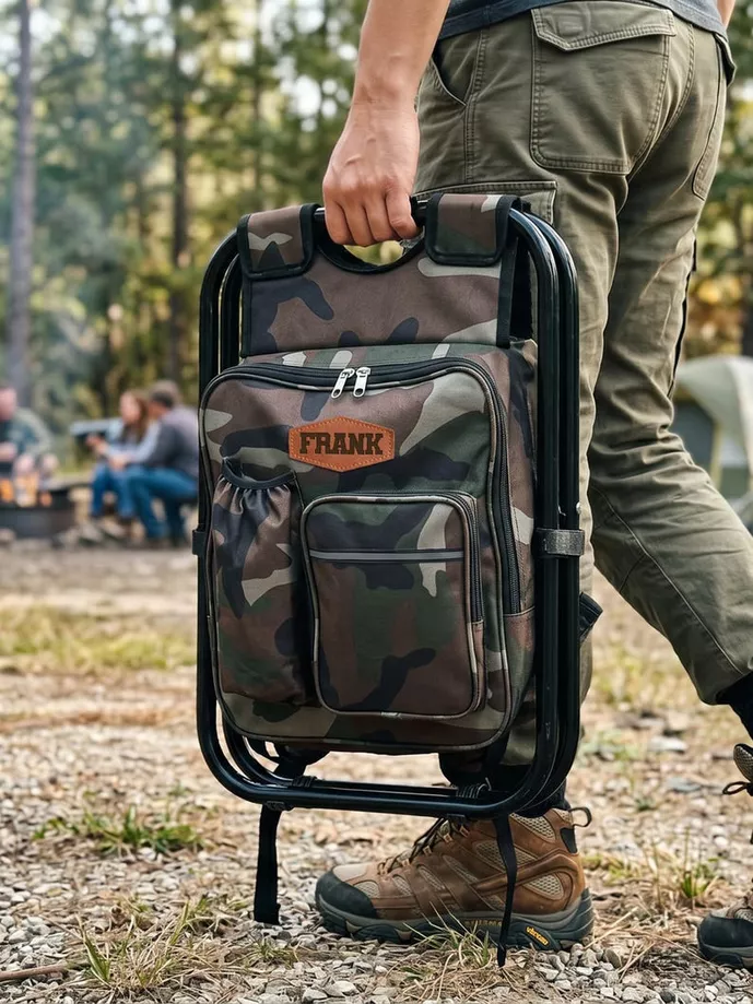 folding cooler camp chair for groomsmen