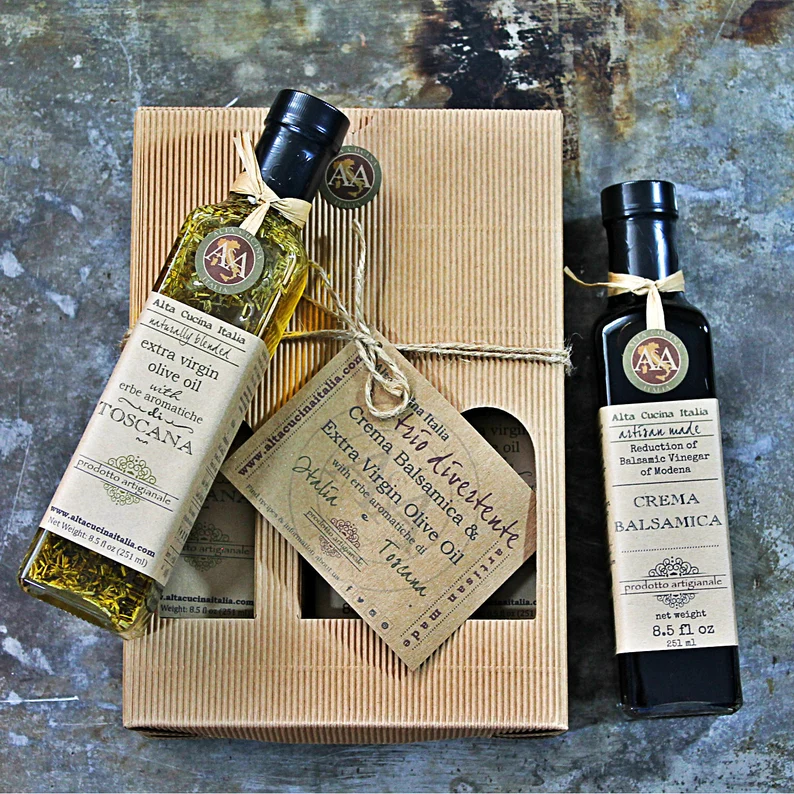 gourmet olive oil wedding gift under $100
