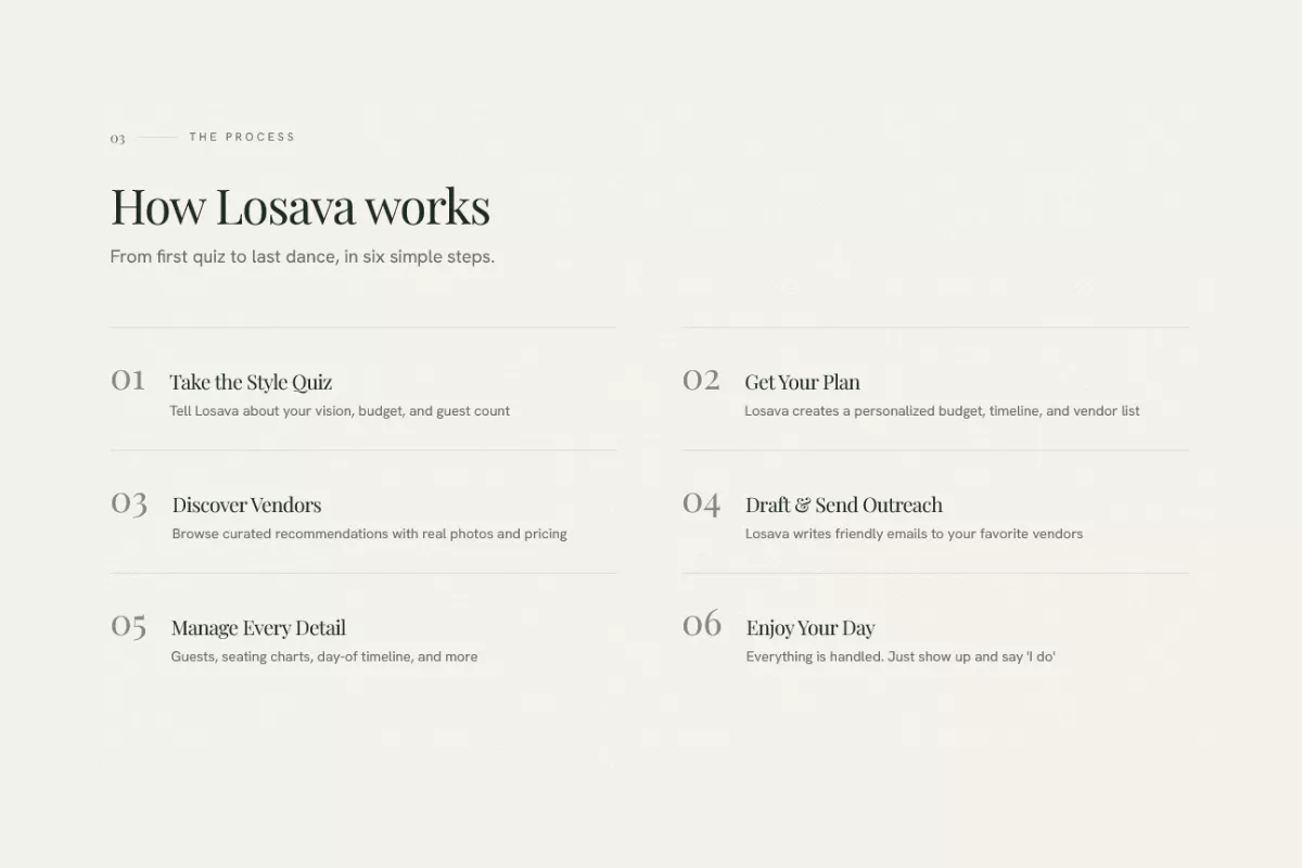 helpful tips on how losava ai wedding planning tool helps couples plan