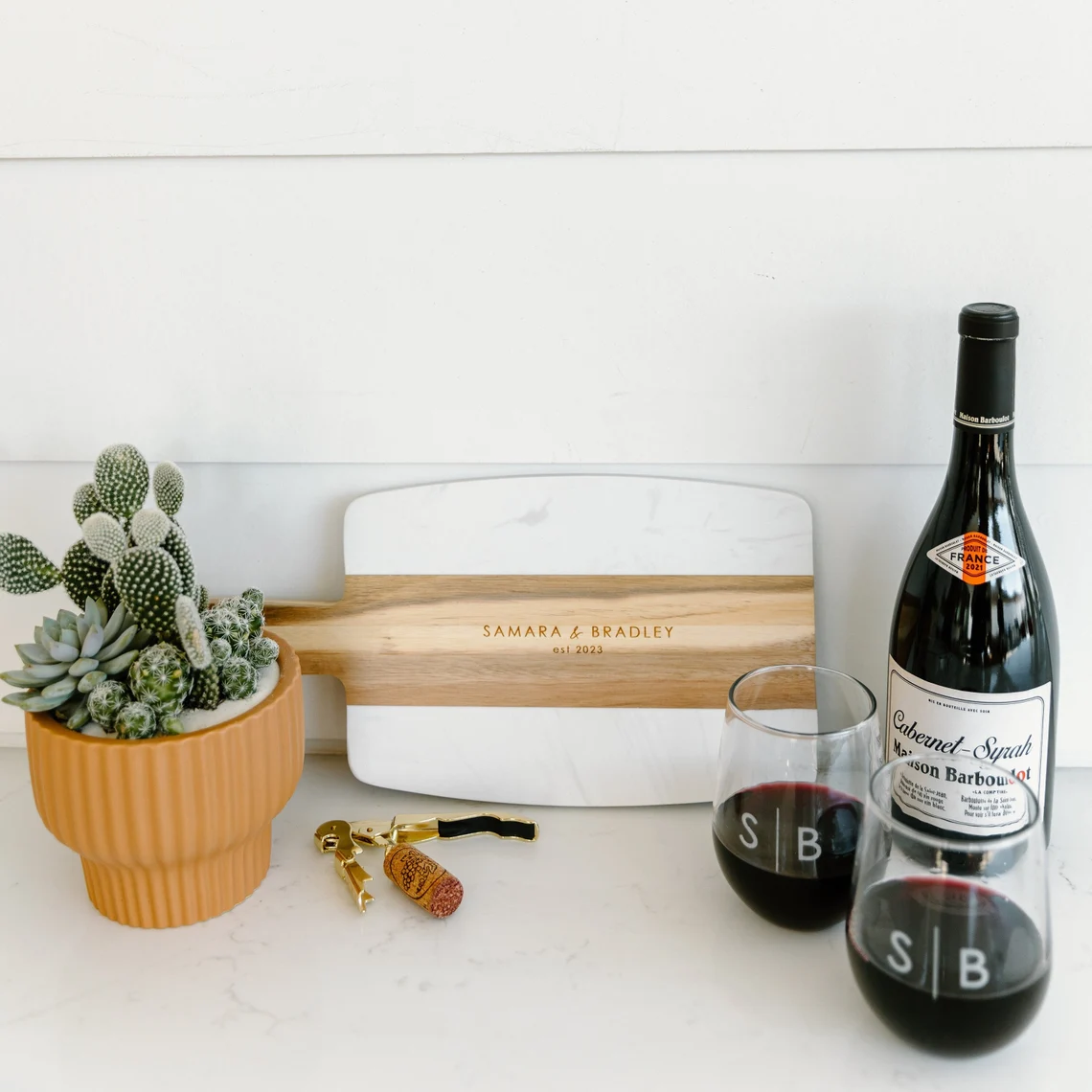marble serving board for wedding gift under $100