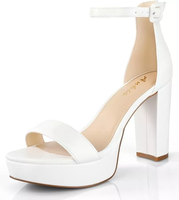 wedding heels under $100 with open toe