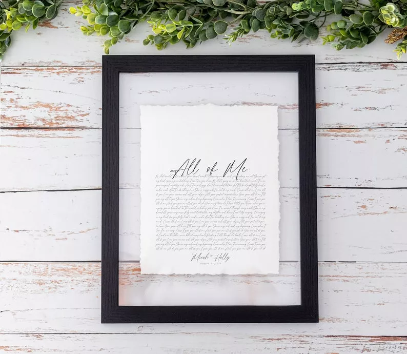 personalized first dance wedding gift