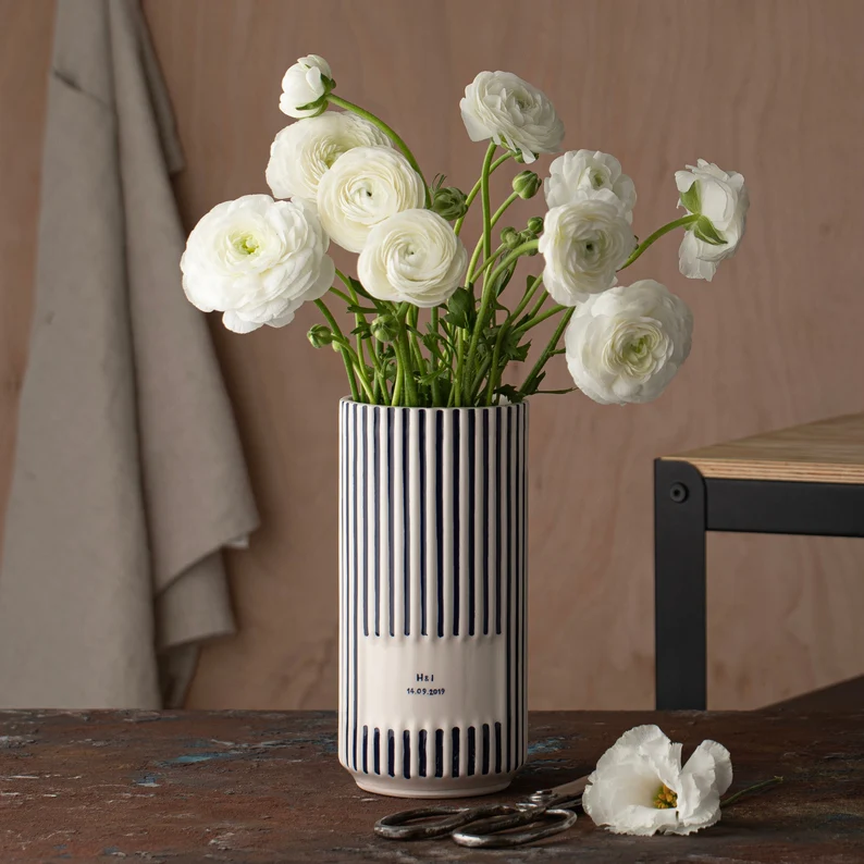 personalized wedding gift vase for couples