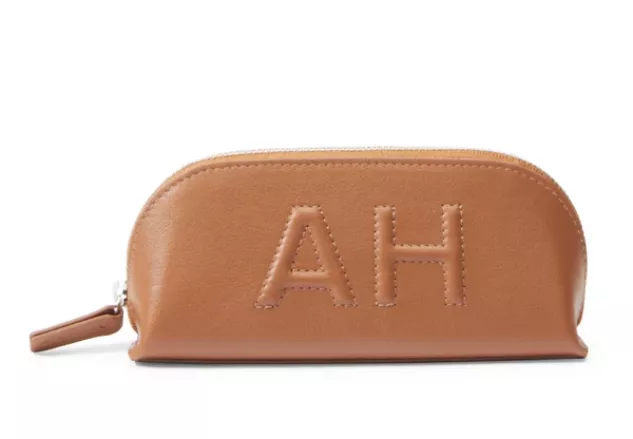 premium leather personalized zip sunglasses case for bridesmaid gift