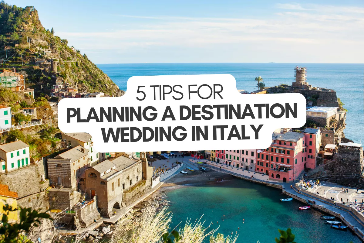 tips for planning destination wedding italy