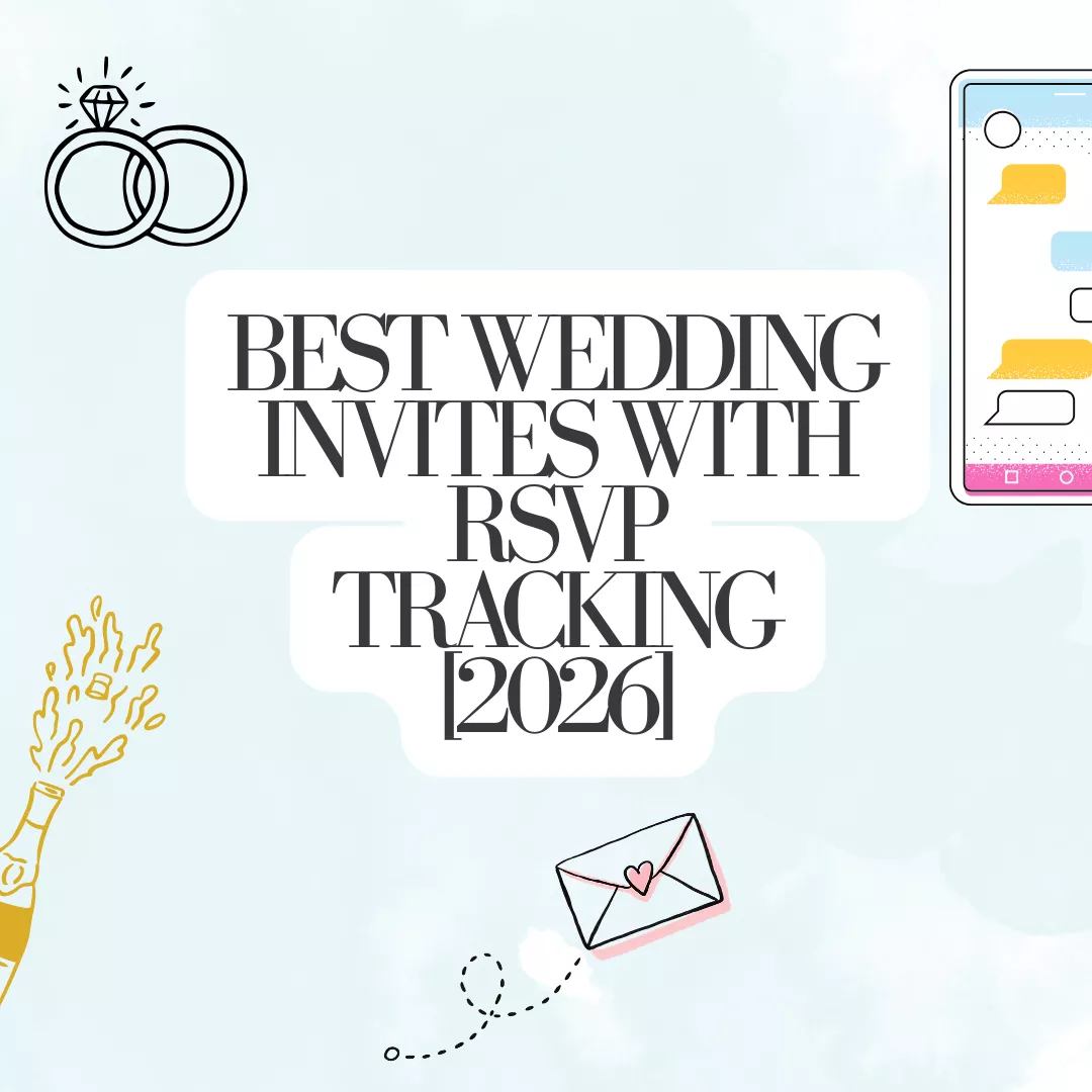 wedding invitations with rsvp tracking 2026
