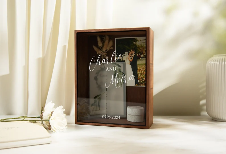 wedding shadow box gift under $100