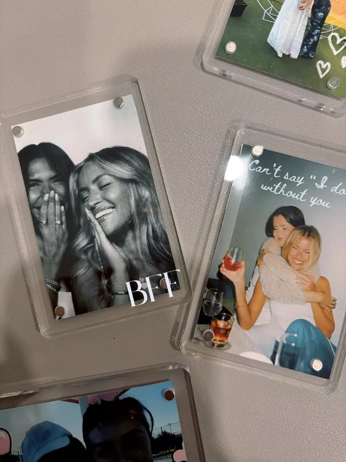 friendship photo included in a bridesmaid gift bag