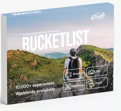 bucket list gift card for experience bridesmaid gifts