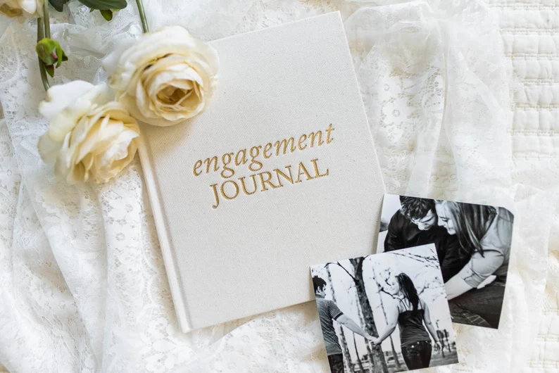 engagement journal to jot down your proposal and engagement memories