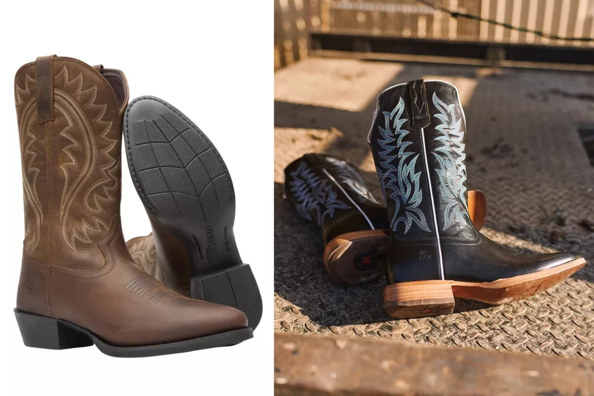 groom cowboy boots to wear with a wedding suit