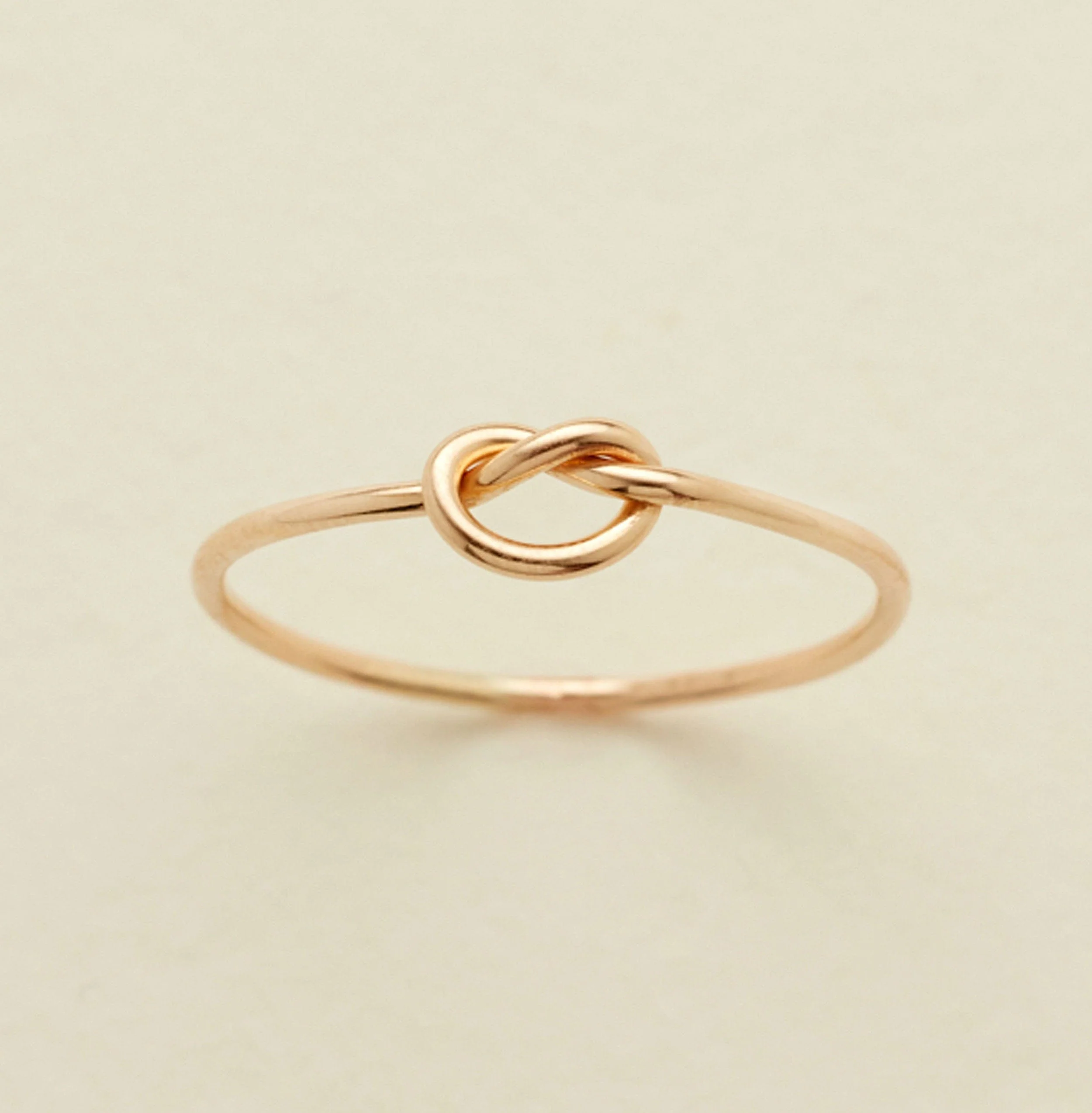 knot ring for personalized wedding day jewelry for the bride