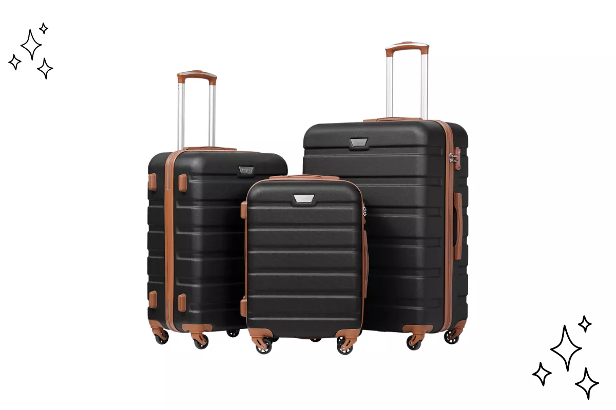 luggage set to add for fun and creative wedding registry gift