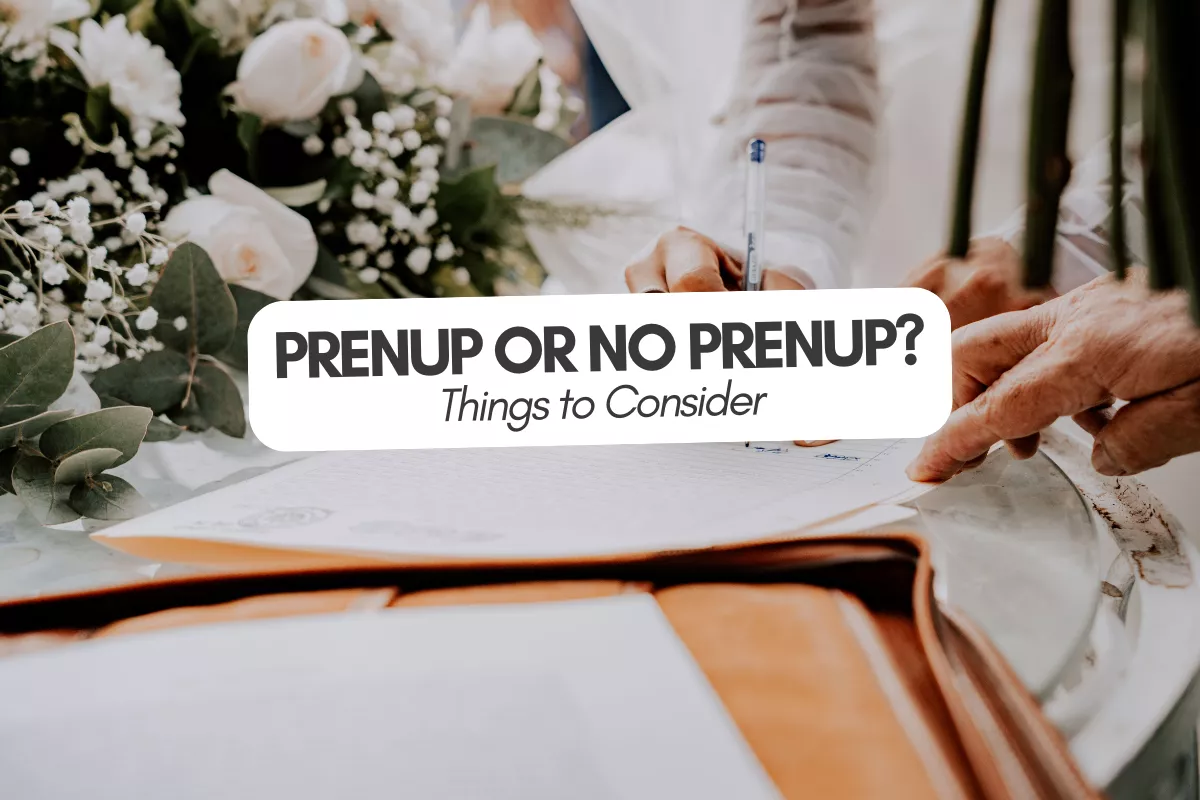 prenup or no prenup