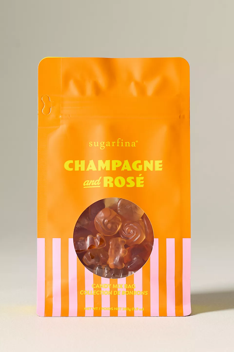 champagne gummy candy to put in bridesmaid gift bags