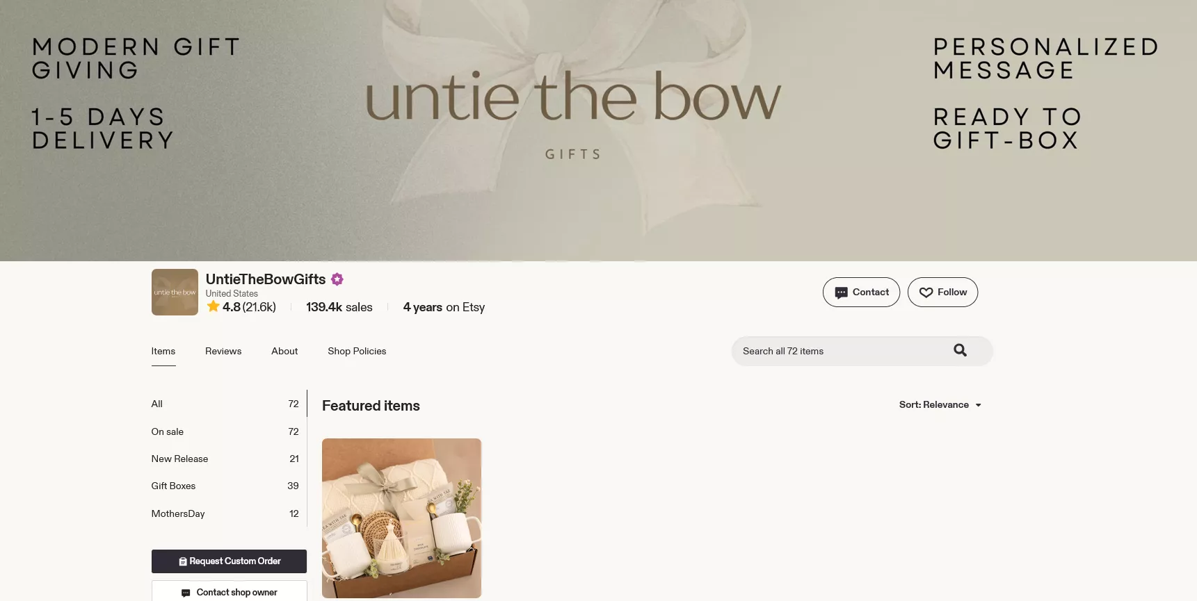 untie the bow gifts