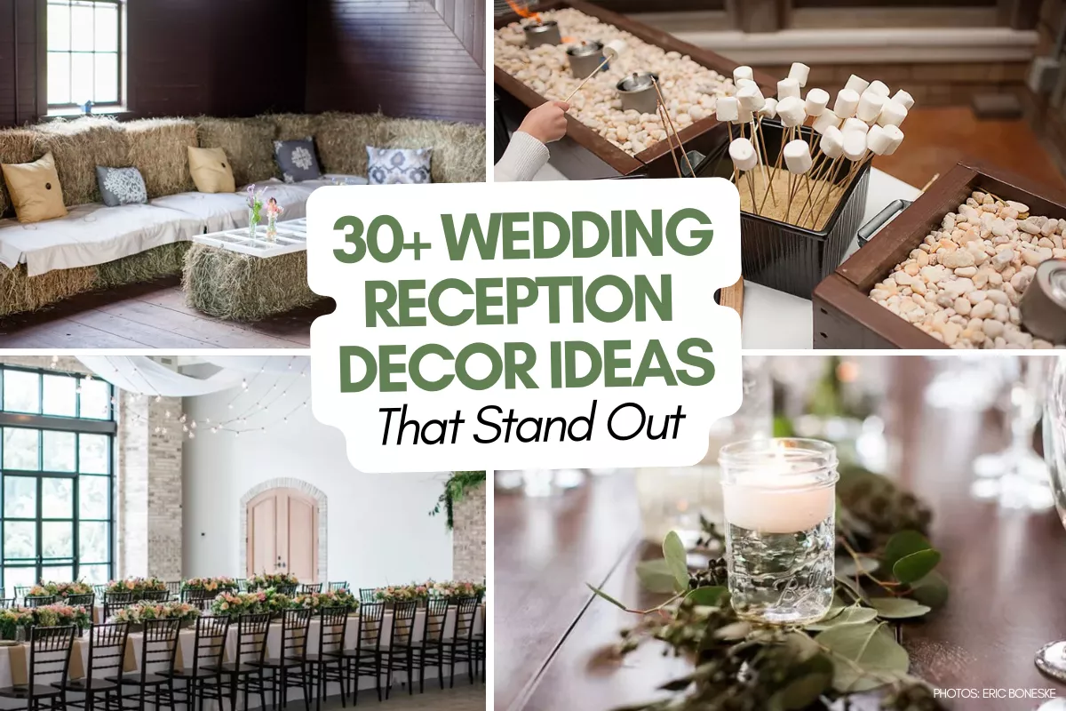 wedding reception decor ideas with elegant tables and beautiful centerpieces