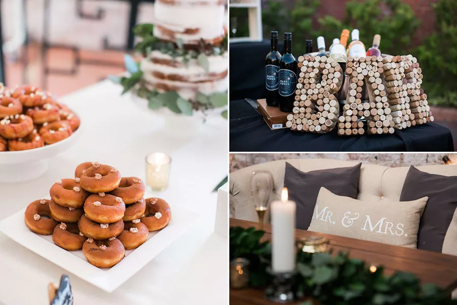 wedding reception cozy lounge area decor idea