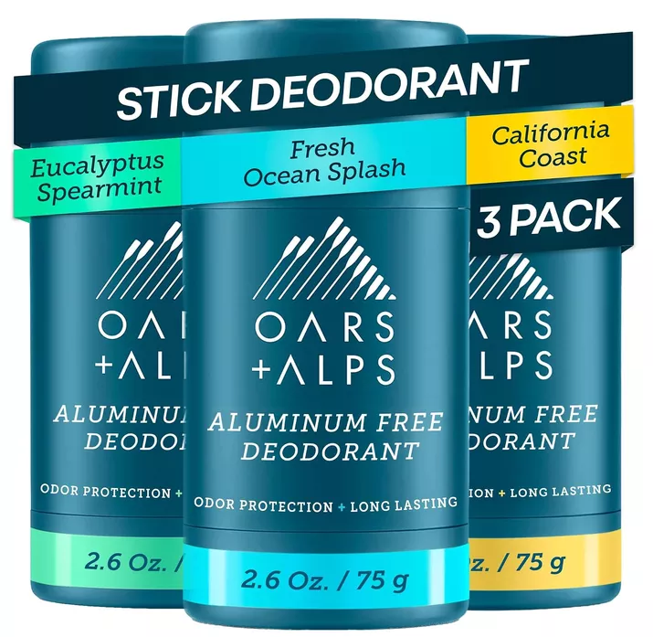 Aluminum-free deodorant option for a groom