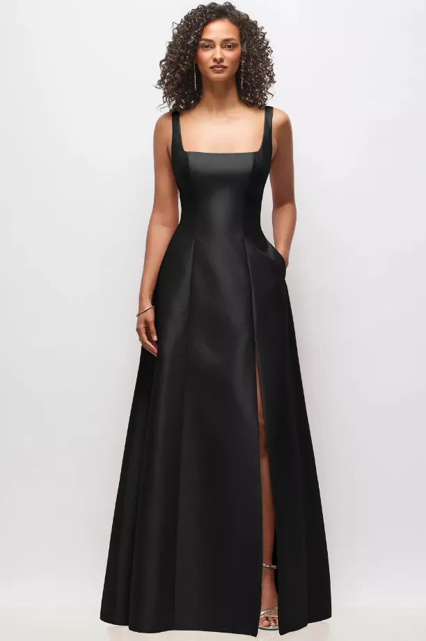 black bridesmaid dresses