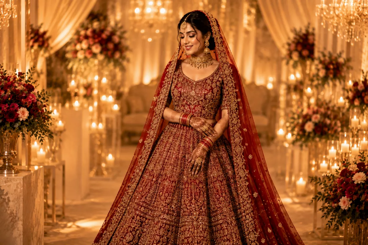 bridal lehenga