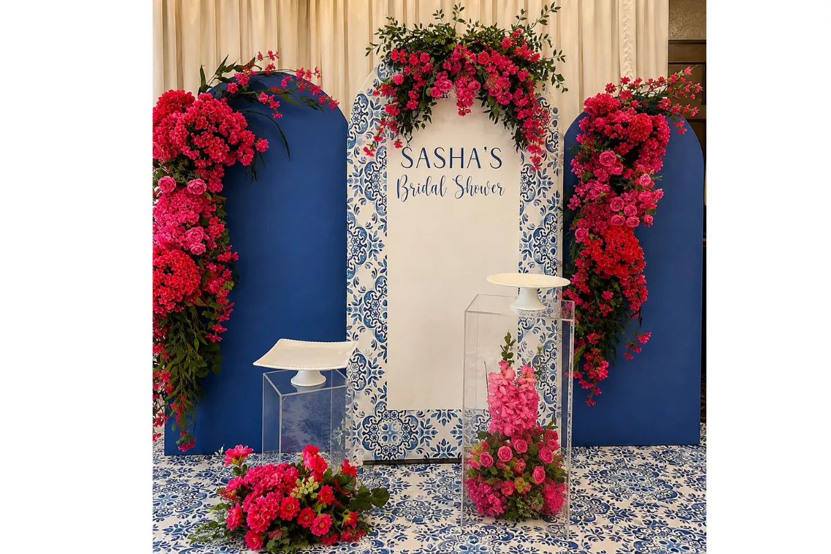 backdrop bridal shower