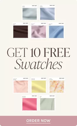 bridesmaid dress color swatches