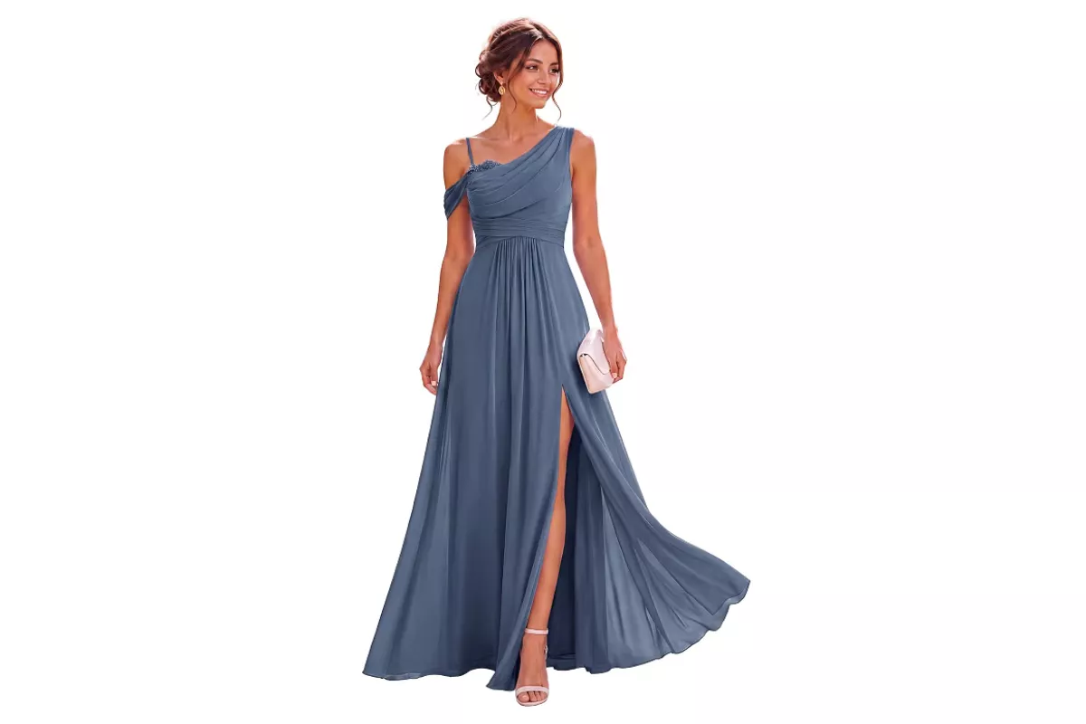 chiffon bridesmaid dress from Amazon