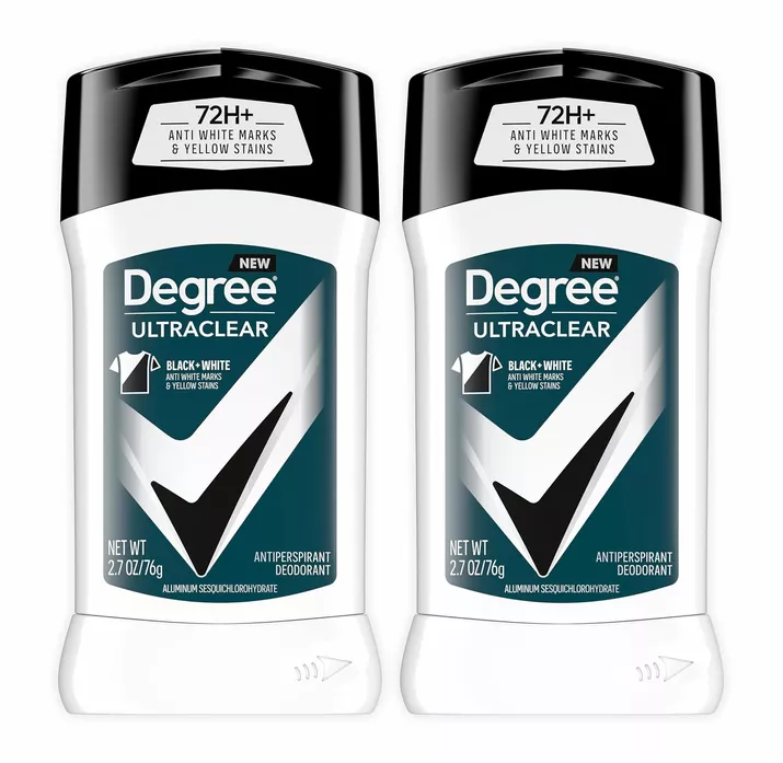 Degree Men UltraClear deodorant recommended for a groom