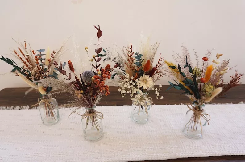 dried flower centerpieces