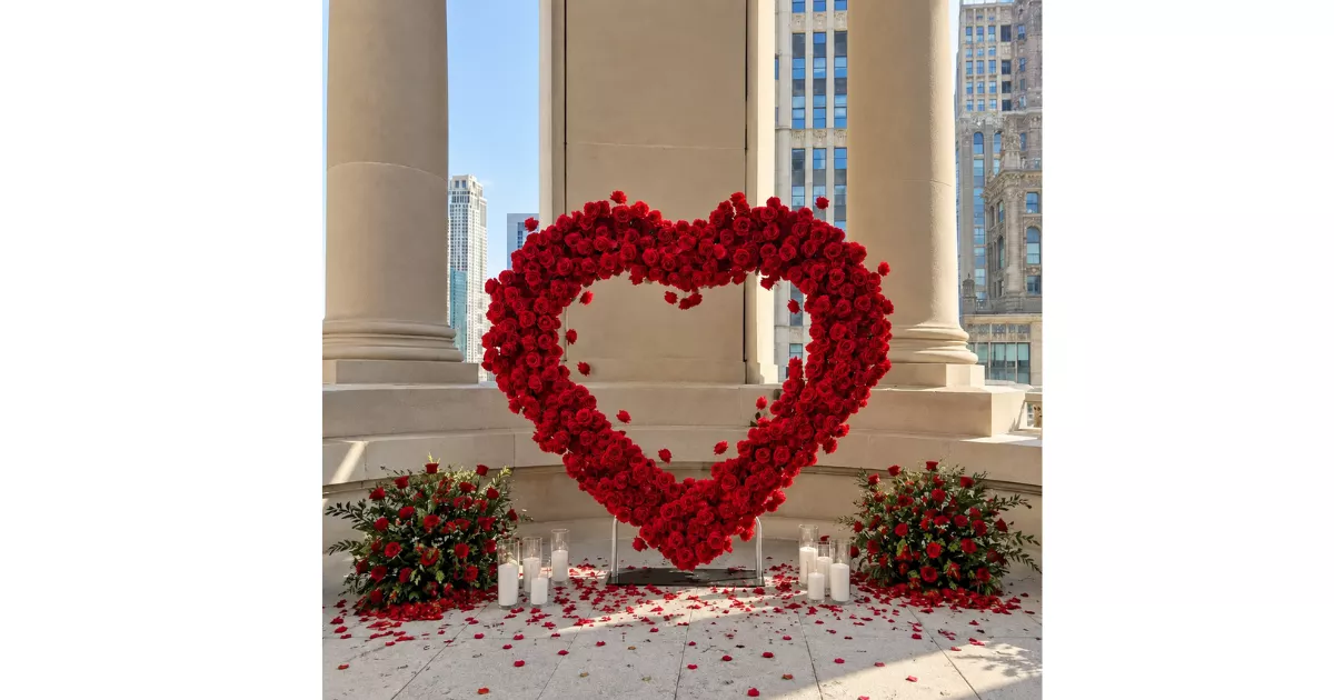 Heart-Shaped Wedding Arch Ideas That Keep the Focus on the Couple