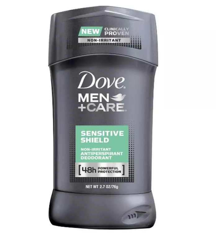 Sensitive skin deodorant option for a groom