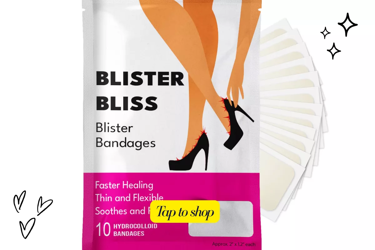 blister prevention products for wedding shoes