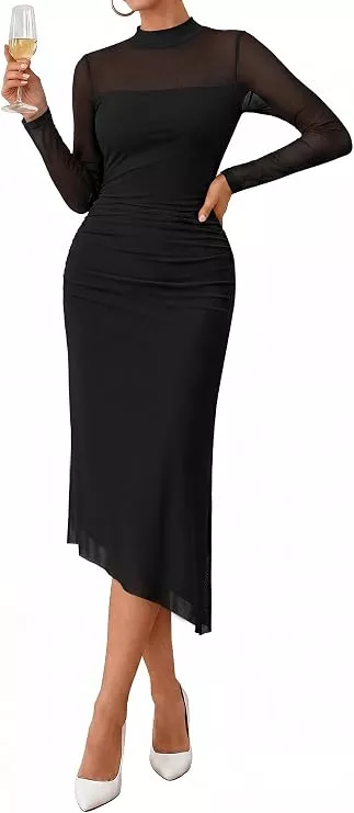 Midi wedding guest dress from Amazon