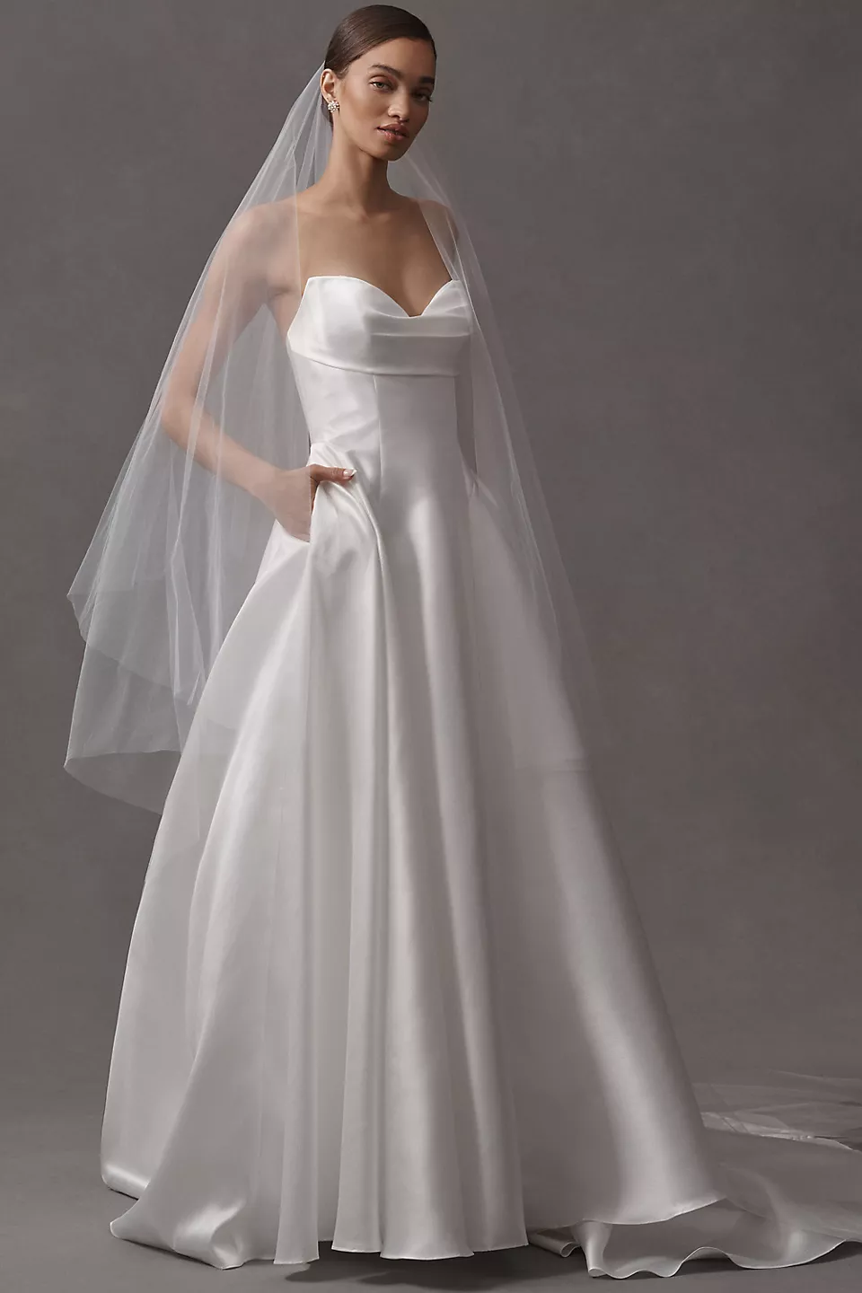 Jenny Yoo Romina strapless taffeta wedding gown