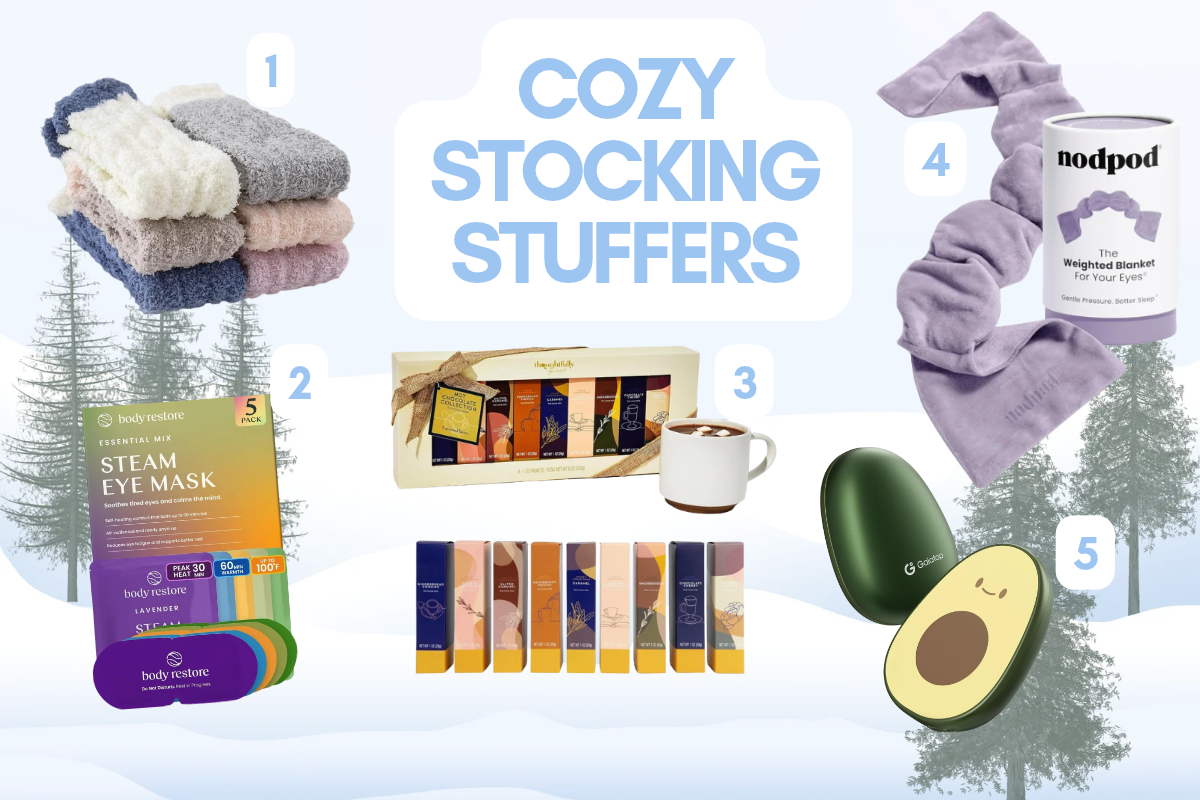 Cozy stocking stuffer gifts for people who are always cold