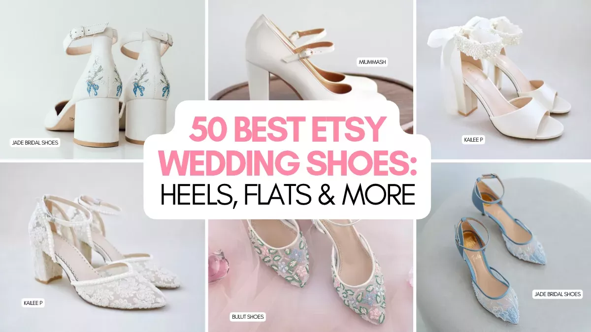 50 Best Etsy Wedding Shoes for Brides