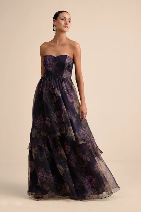 Lulus organza formal wedding guest dress
