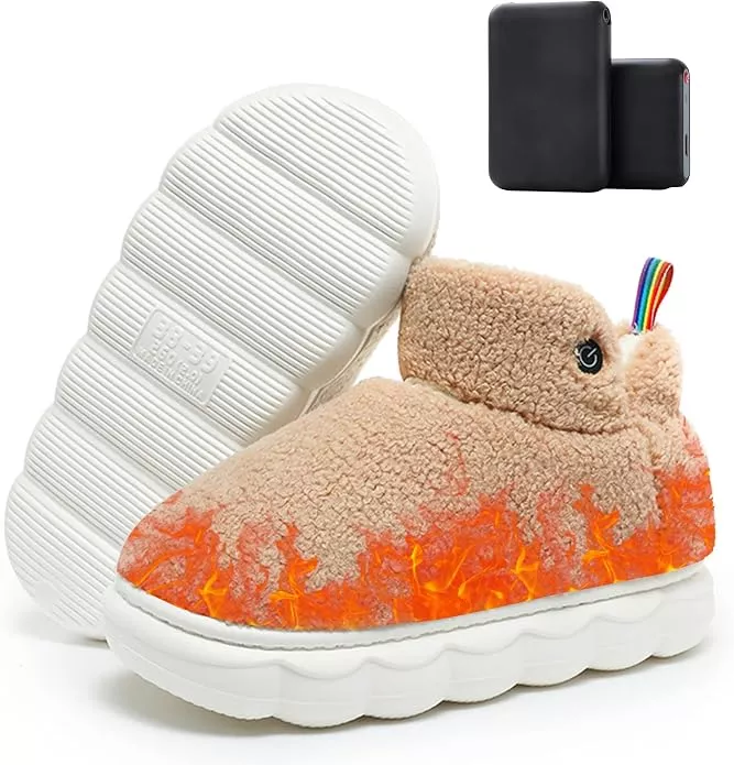 rechargeable heated slippers for people who are always freezing