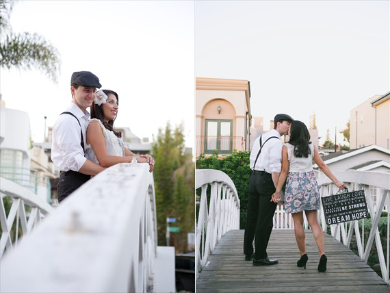 Edith Elle Photography - Venice Canals Engagement