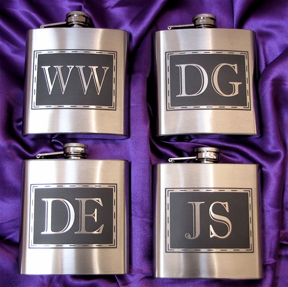 personalized groomsmen flasks - Groomsmen Gift Ideas