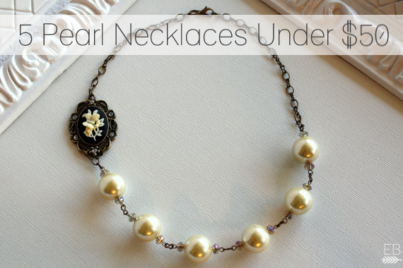 5 Pearl Necklaces Under 50