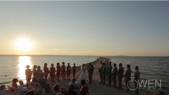 Owen Video - elk rapids sunset wedding