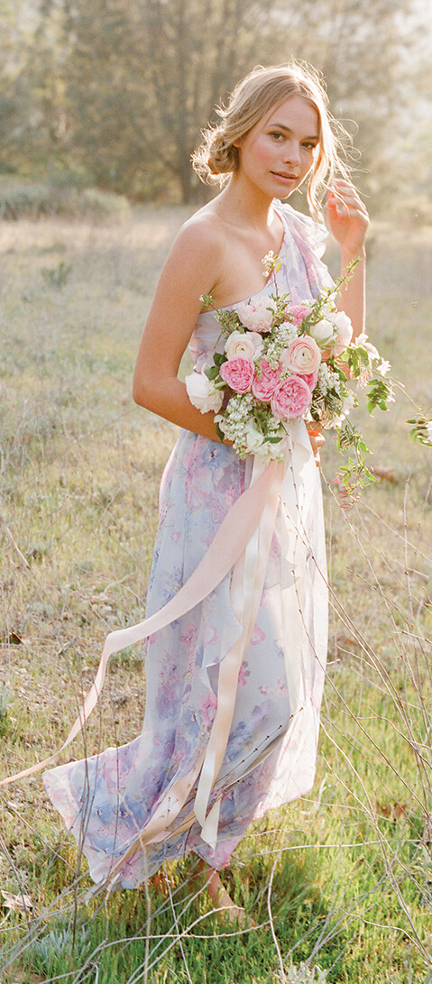 Billy | Floral Print Bridesmaid Dresses