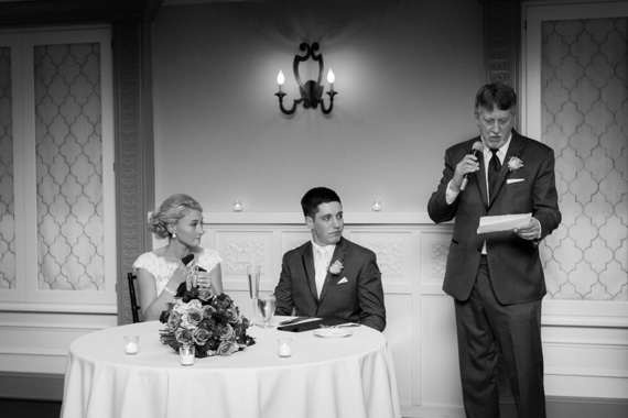 Wedding of Caitlin & Ben at The Villa - father's wedding speech
