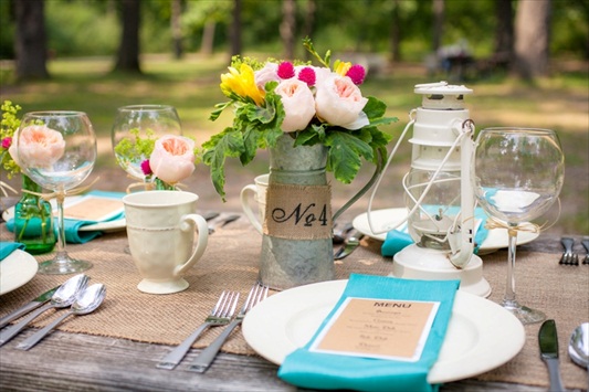 10 Incredible Camp Themed Wedding Ideas (styled by All About You Productions, photo by Stevie B Photography via EmmalineBride.com)